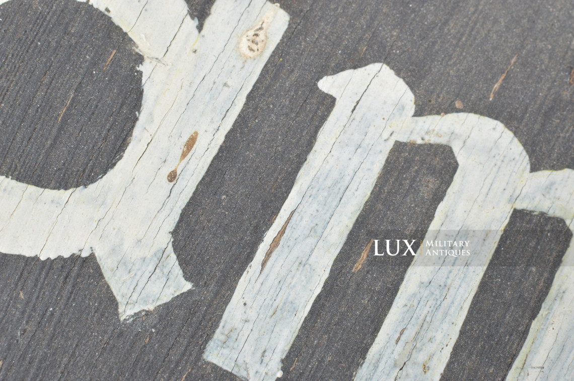 Rare German toxic gas warning sign, « kampfstoff-Gefahr » - photo 17