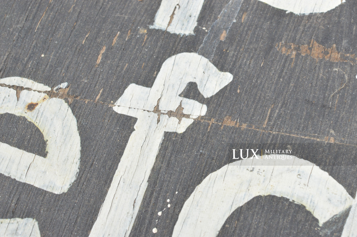 Rare German toxic gas warning sign, « kampfstoff-Gefahr » - photo 18