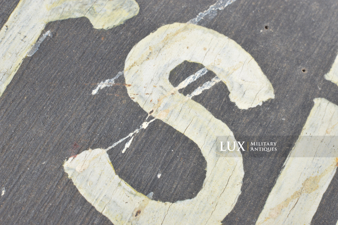 Rare German toxic gas warning sign, « kampfstoff-Gefahr » - photo 22