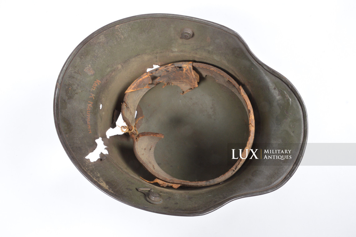 M16 German combat battle damage helmet, « Si.66 / kannonier » - photo 17