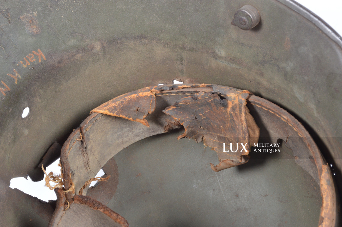 M16 German combat battle damage helmet, « Si.66 / kannonier » - photo 18