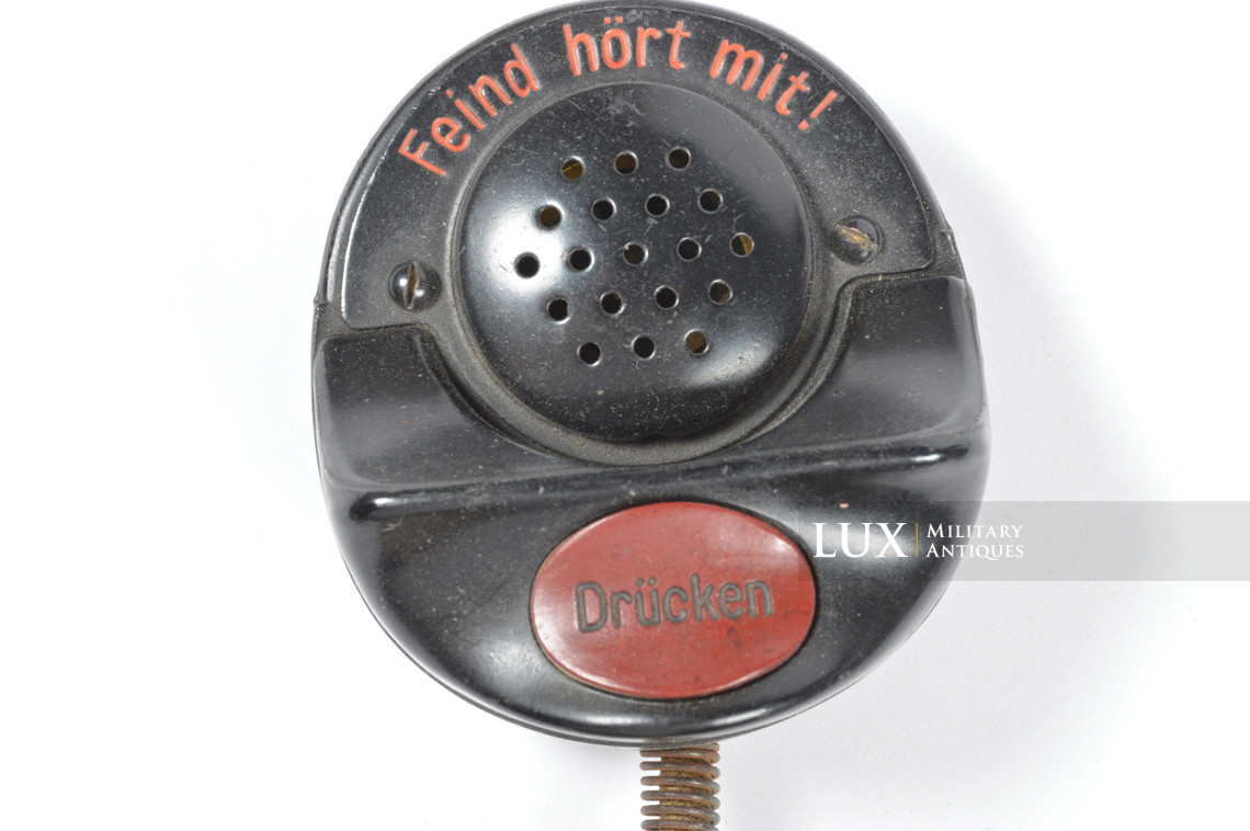 Microphone allemand pour radio de campagne - photo 8