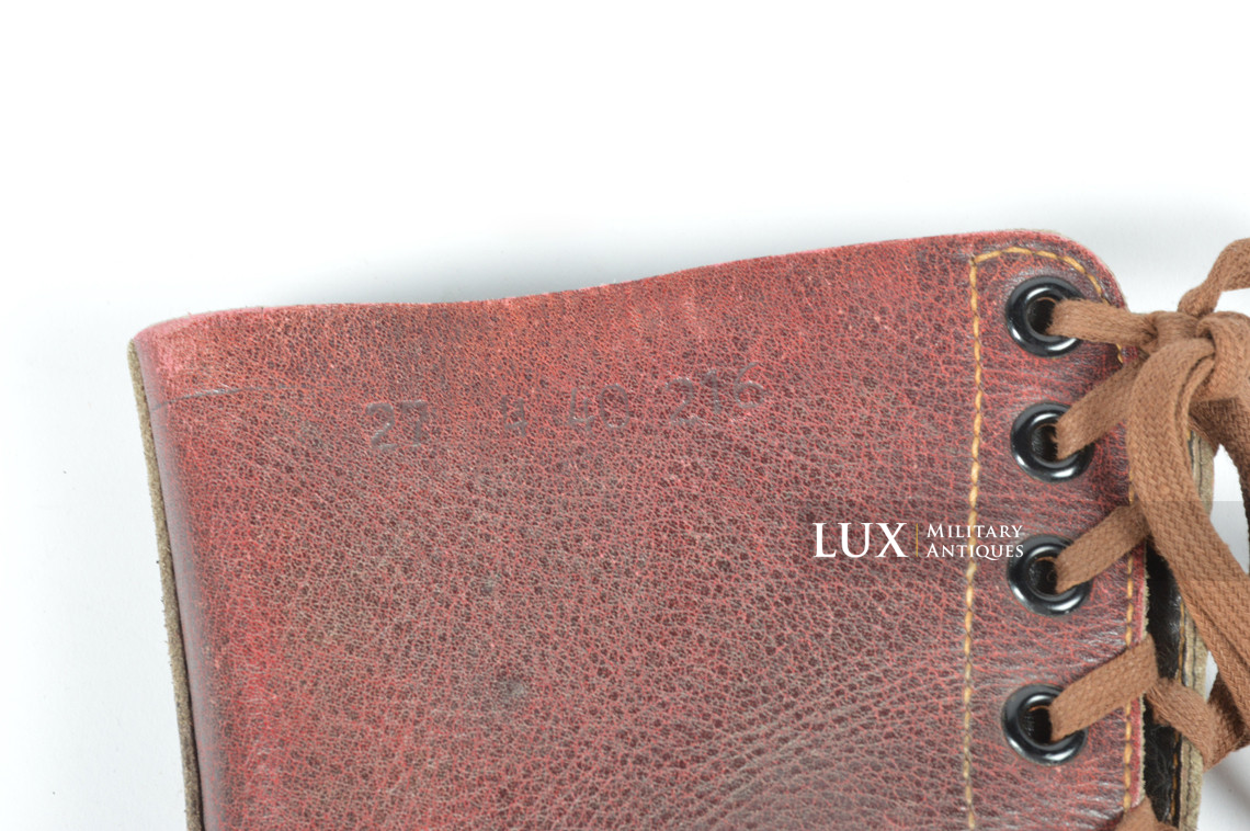 Rare early German paratrooper combat boots, « 1940 » - photo 30