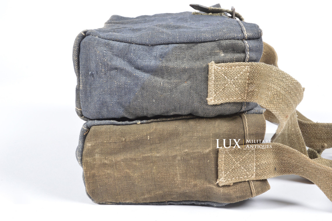 Rare ensemble allemand de porte-caisses MG34/42 en toile bleue - photo 20