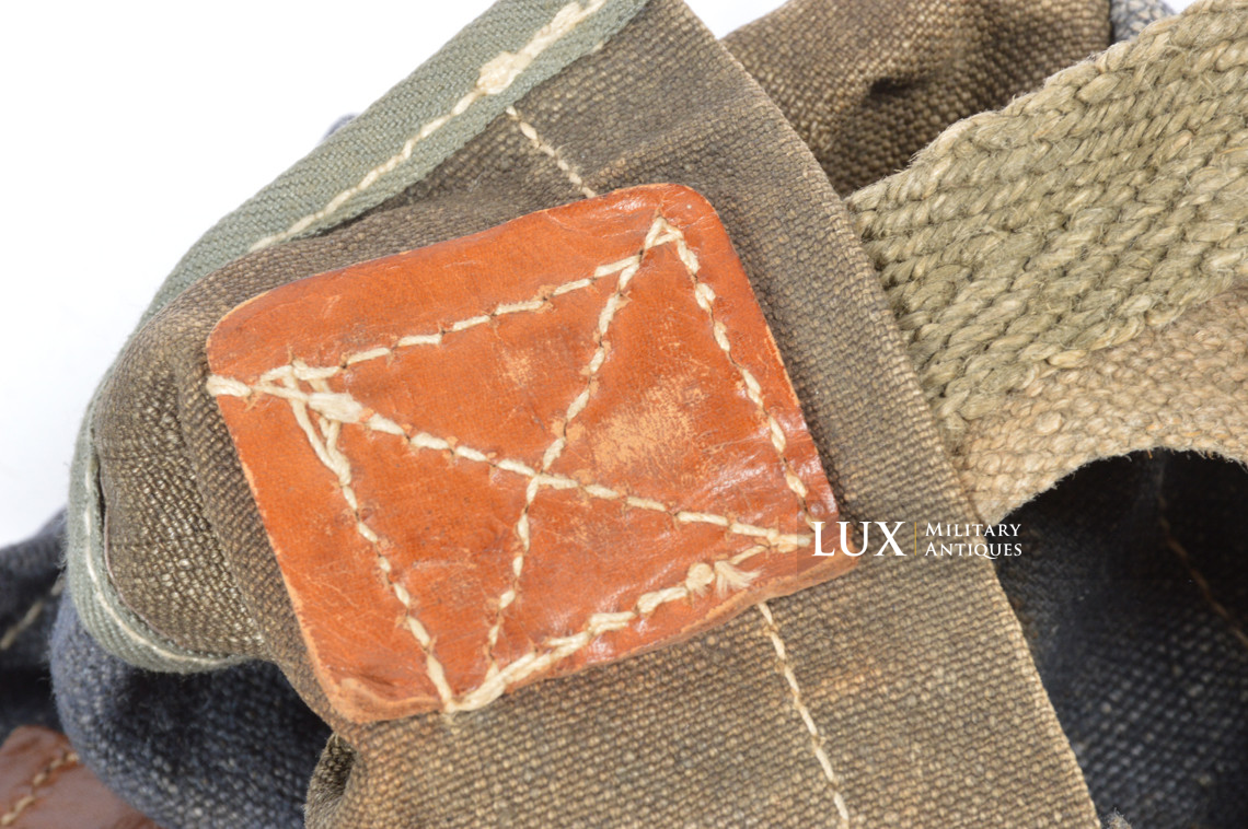 Rare ensemble allemand de porte-caisses MG34/42 en toile bleue - photo 26