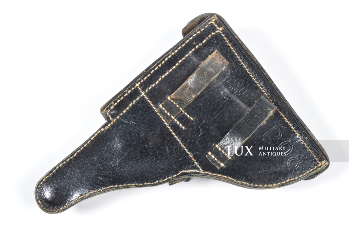 German P.08 pistol holster in pig skin leather, « DLU 1942 » - photo 9