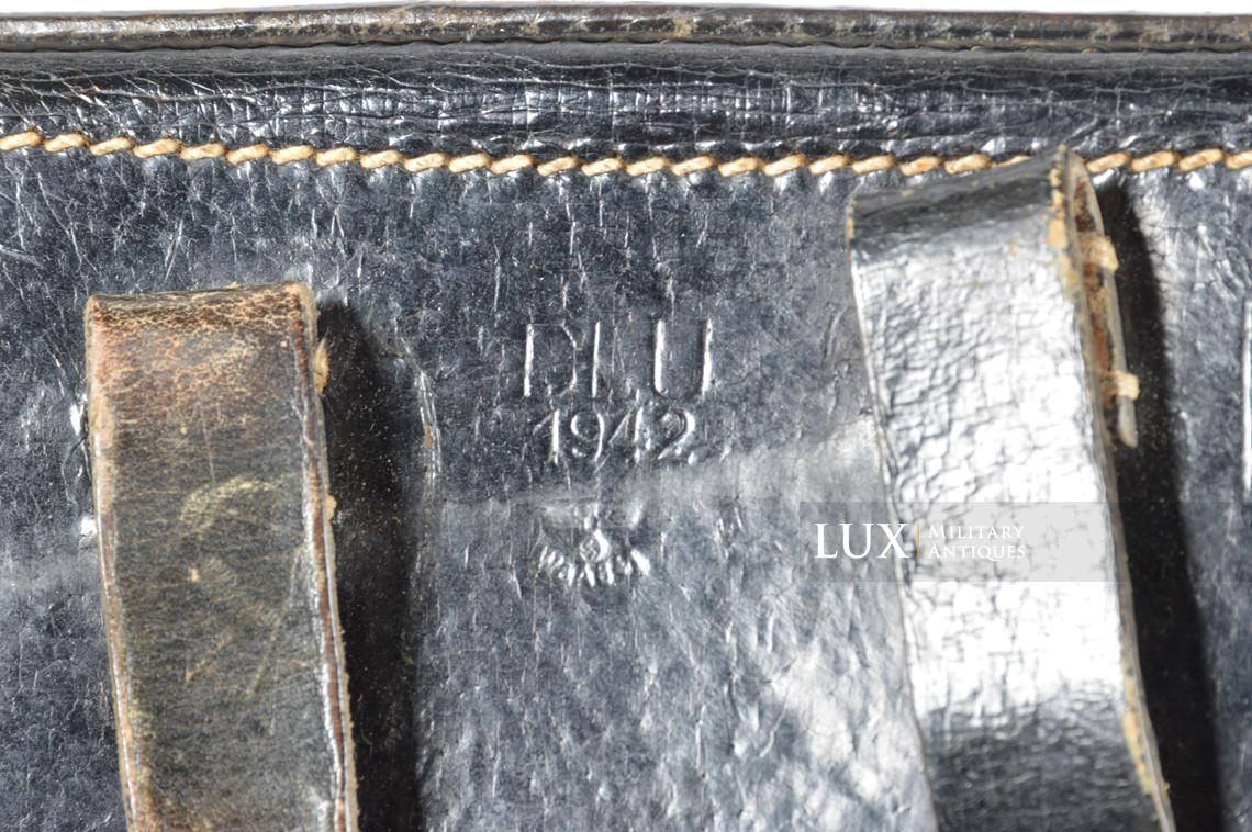 German P.08 pistol holster in pig skin leather, « DLU 1942 » - photo 10