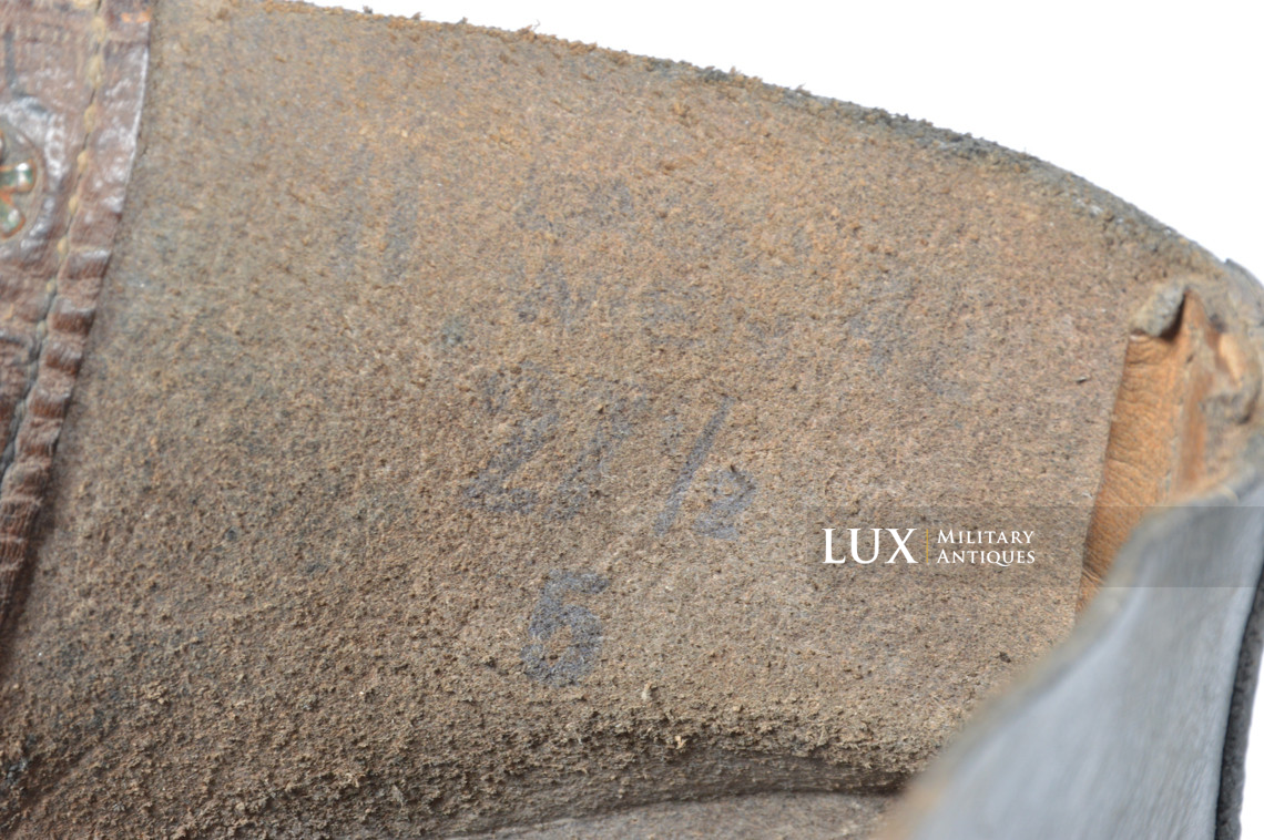 Brodequins de combat allemands début de guerre, « LAGO WIEN » - photo 16