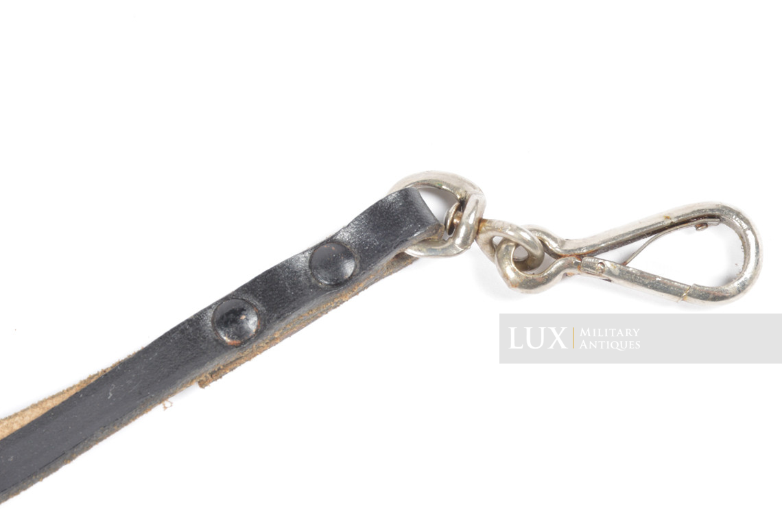 Rare dragonne pour le pistolet allemand P08 & P38, « SS 735 RZM » - photo 7