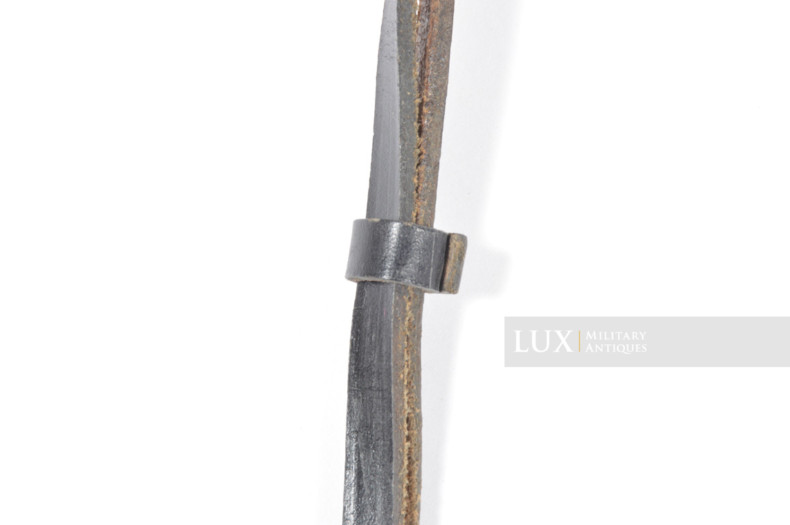 Rare dragonne pour le pistolet allemand P08 & P38, « SS 735 RZM » - photo 11