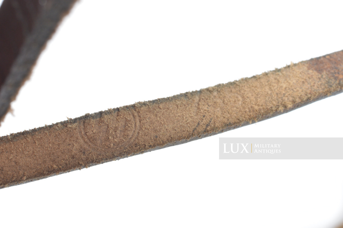 Rare dragonne pour le pistolet allemand P08 & P38, « SS 735 RZM » - photo 18