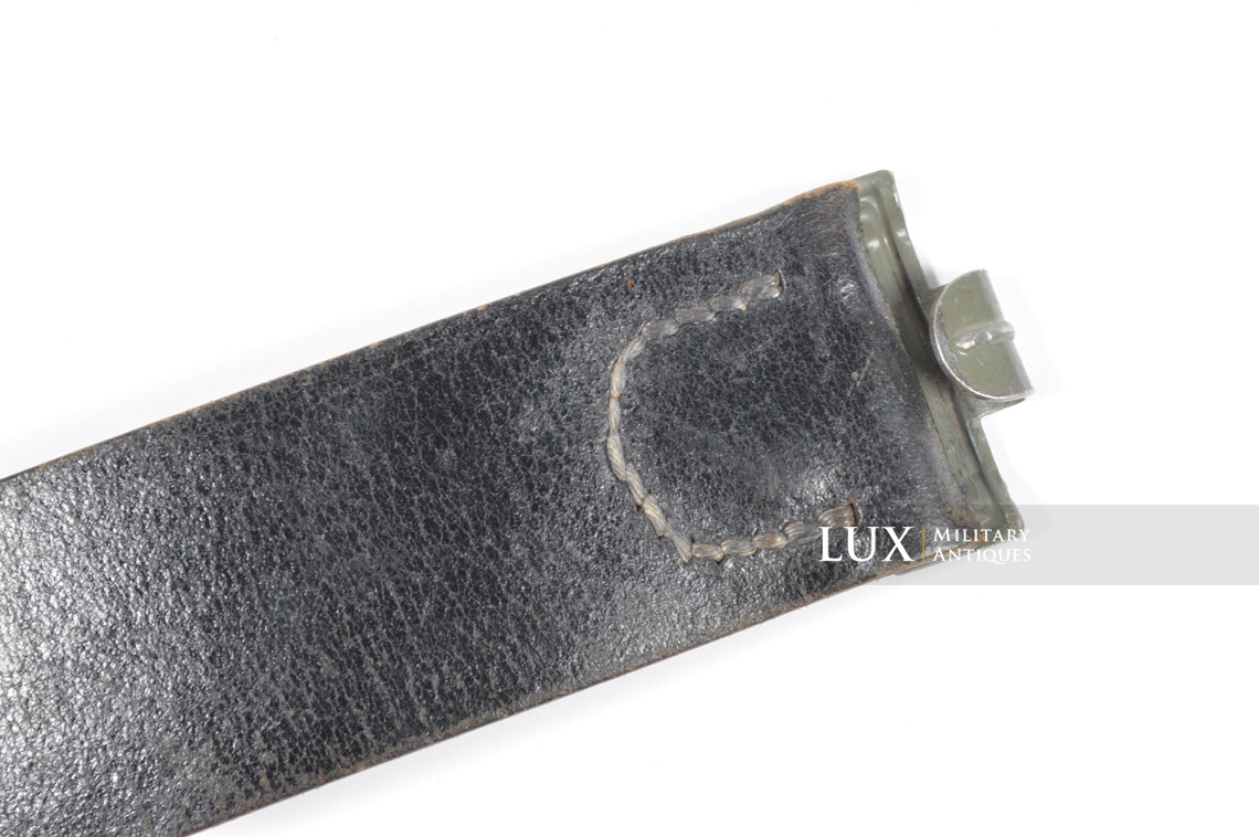 Late-war Heer / Waffen-SS leather belt, « FRANZ BREHME 1943 » - photo 8