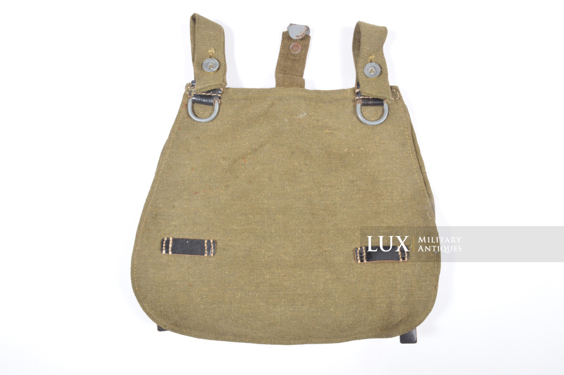 Sac à pain allemand Heer / Waffen-SS avec sa sangle d’origine, « RBNr » - photo 8