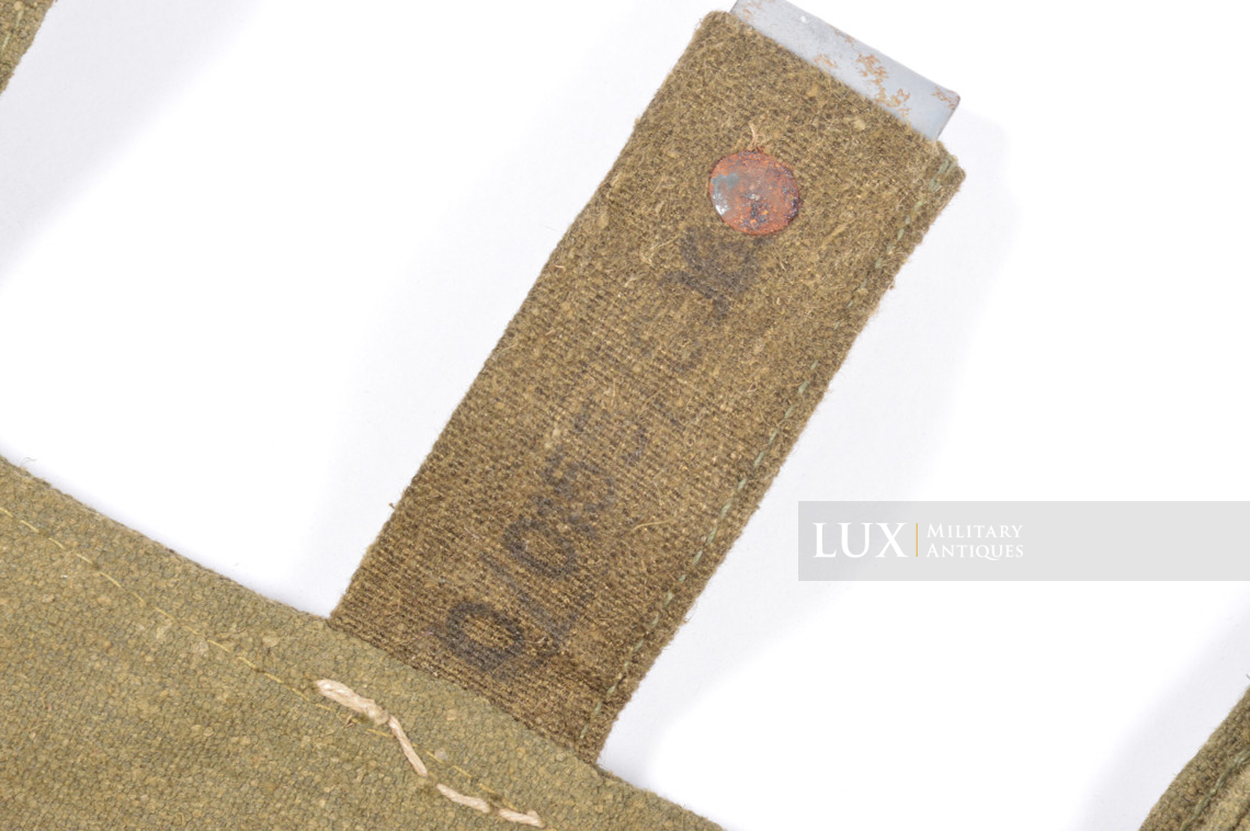 Sac à pain allemand Heer / Waffen-SS avec sa sangle d’origine, « RBNr » - photo 15