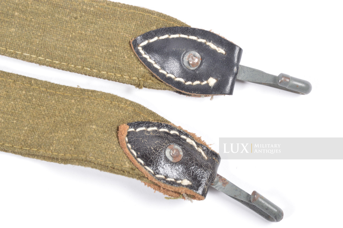 Sac à pain allemand Heer / Waffen-SS avec sa sangle d’origine, « RBNr » - photo 18