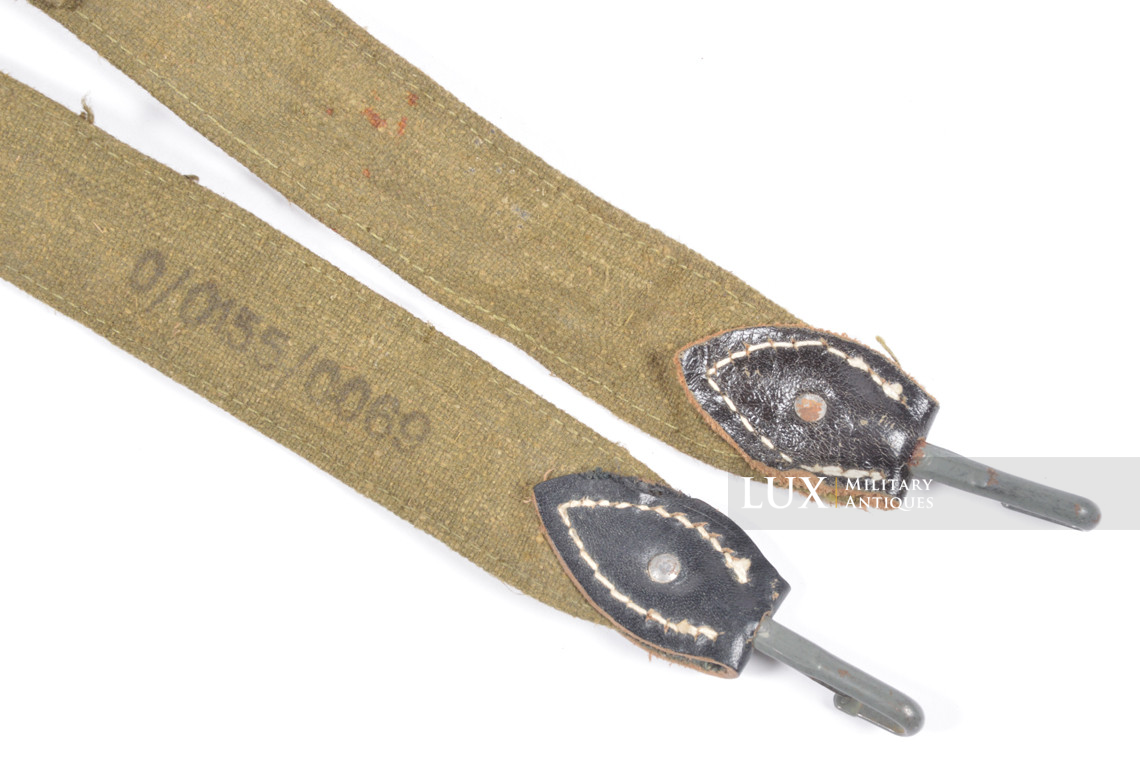 Sac à pain allemand Heer / Waffen-SS avec sa sangle d’origine, « RBNr » - photo 21