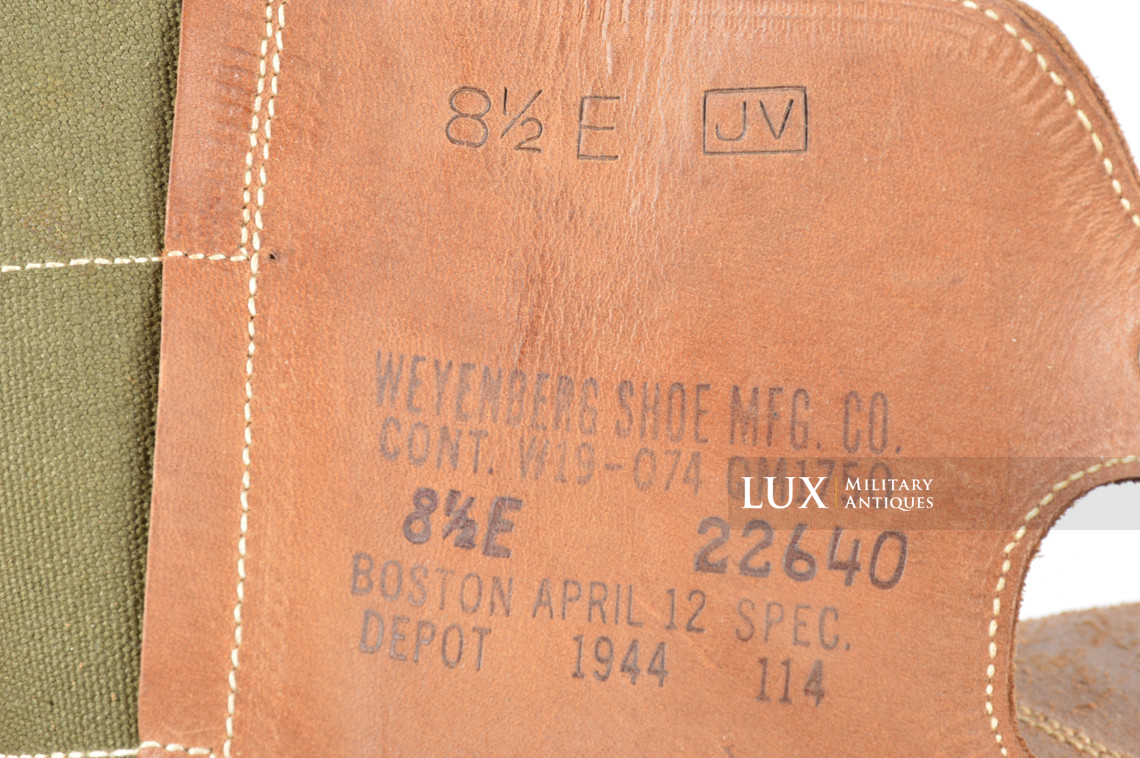 Paire de chaussures US de combat, « buckle boots » - photo 11