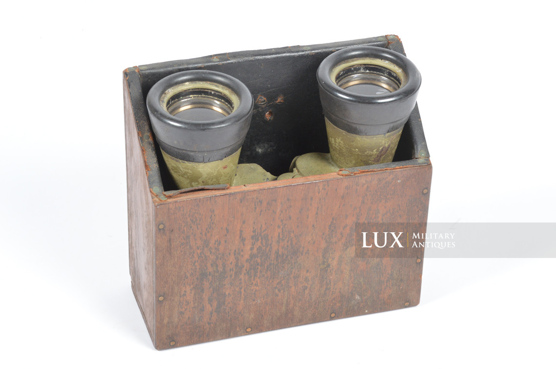 German 7x50 fixed focus armored binocular set, « captured grouping » - photo 8