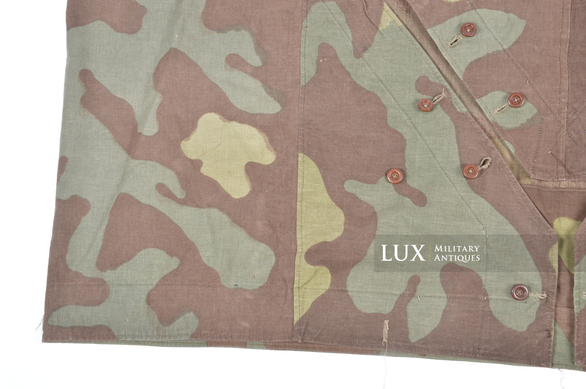 Rare toile de tente allemande Heer / Luftwaffe fin de guerre en camouflage italien - photo 8