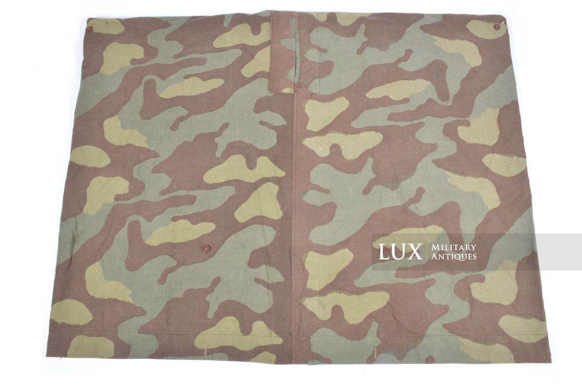 Rare toile de tente allemande Heer / Luftwaffe fin de guerre en camouflage italien - photo 12