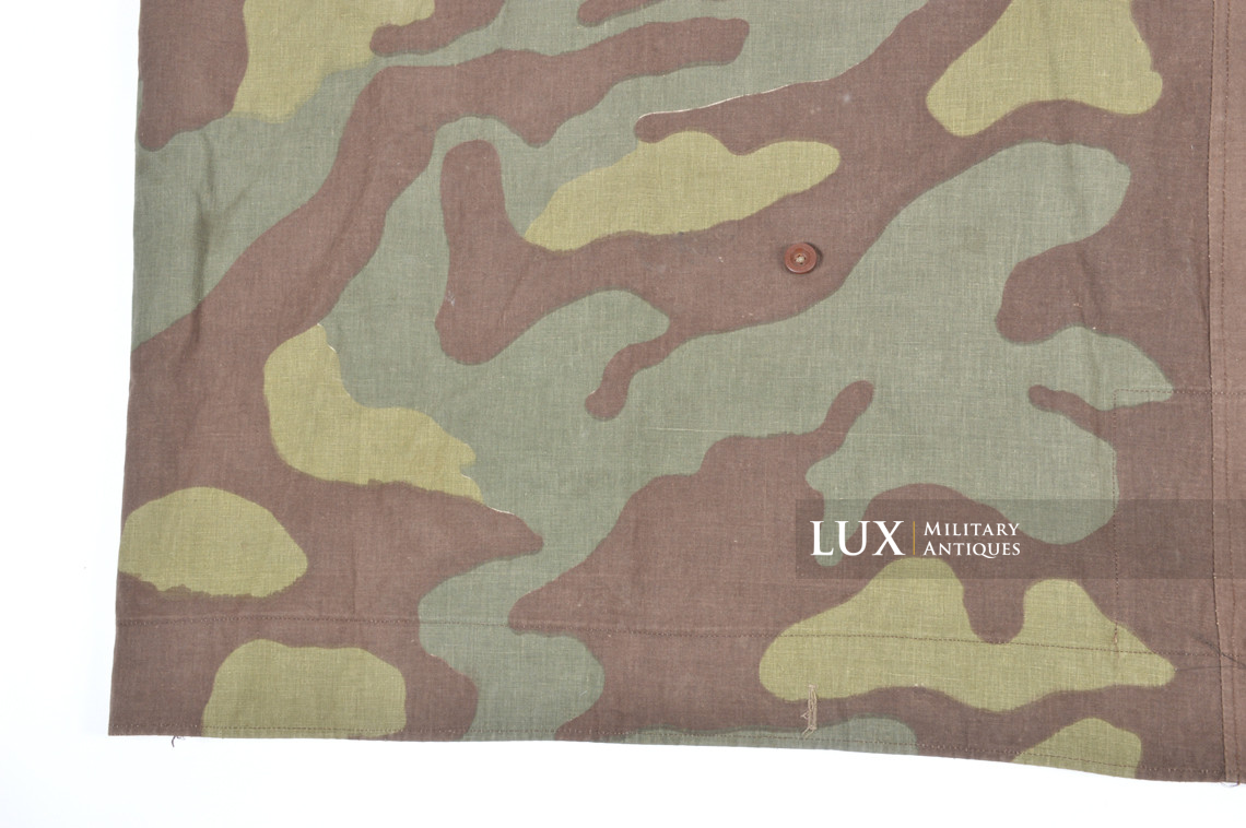 Rare toile de tente allemande Heer / Luftwaffe fin de guerre en camouflage italien - photo 13