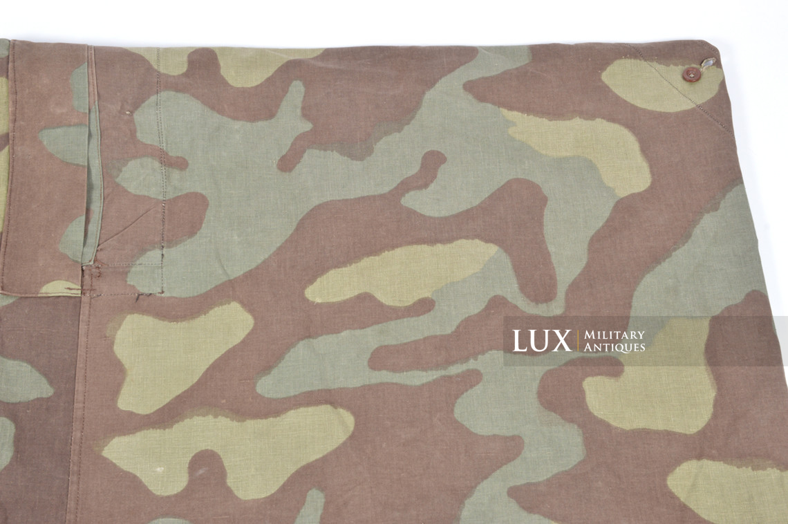 Rare toile de tente allemande Heer / Luftwaffe fin de guerre en camouflage italien - photo 15
