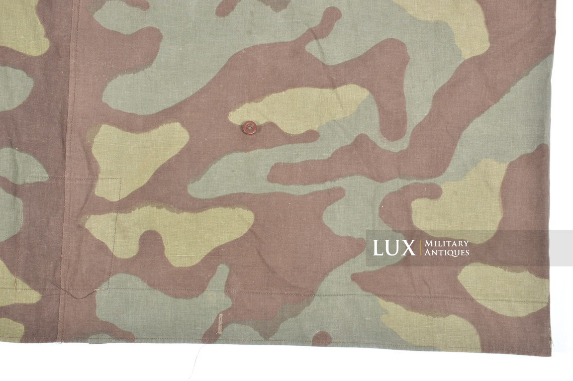 Rare toile de tente allemande Heer / Luftwaffe fin de guerre en camouflage italien - photo 16
