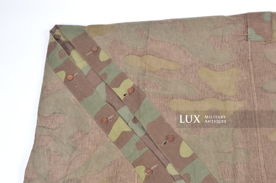 Rare toile de tente allemande Heer / Luftwaffe fin de guerre en camouflage italien - photo 19