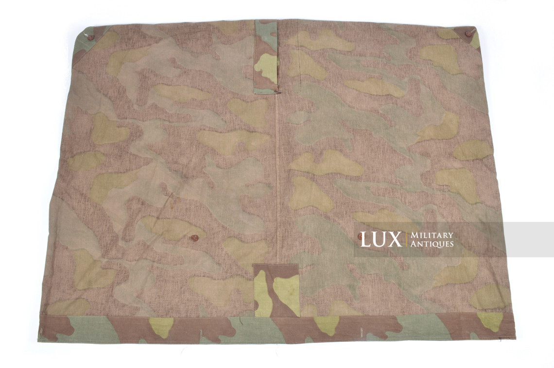 Rare toile de tente allemande Heer / Luftwaffe fin de guerre en camouflage italien - photo 22