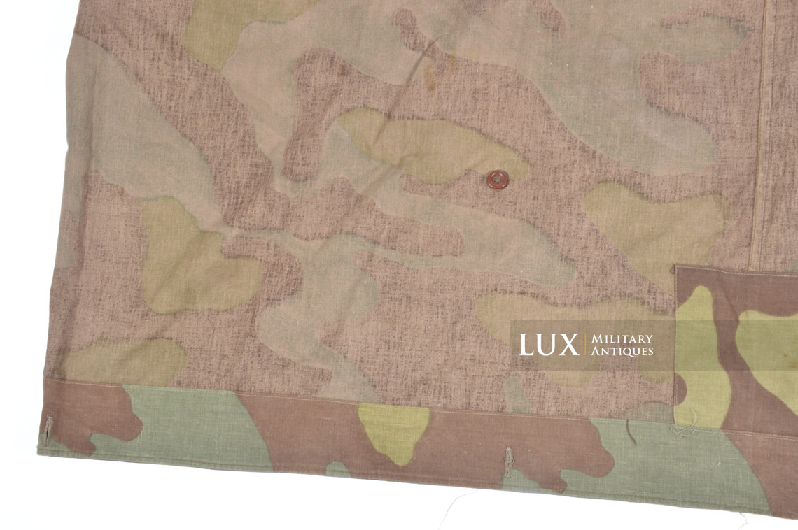 Rare toile de tente allemande Heer / Luftwaffe fin de guerre en camouflage italien - photo 23