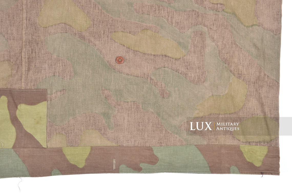 Rare toile de tente allemande Heer / Luftwaffe fin de guerre en camouflage italien - photo 26