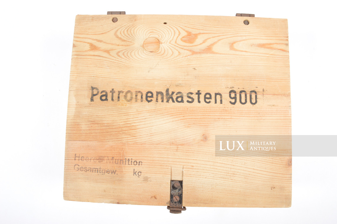 Caisse allemande fin de guerre de 900 cartouches 7,92mm, « Patronenkasten 900 » - photo 8