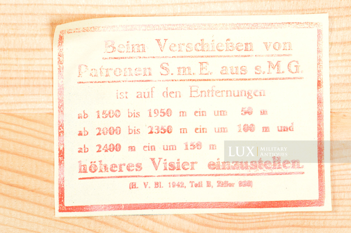 Caisse allemande fin de guerre de 900 cartouches 7,92mm, « Patronenkasten 900 » - photo 16