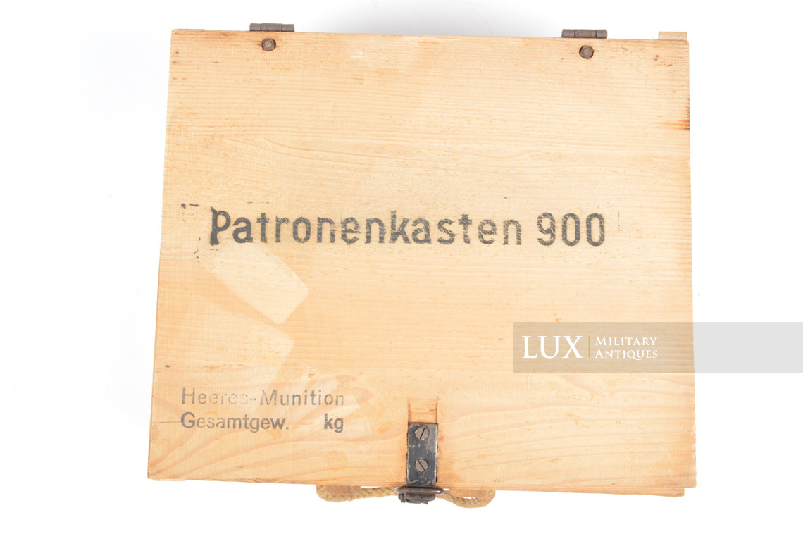 Caisse allemande fin de guerre de 900 cartouches 7,92mm, « Patronenkasten 900 » - photo 8