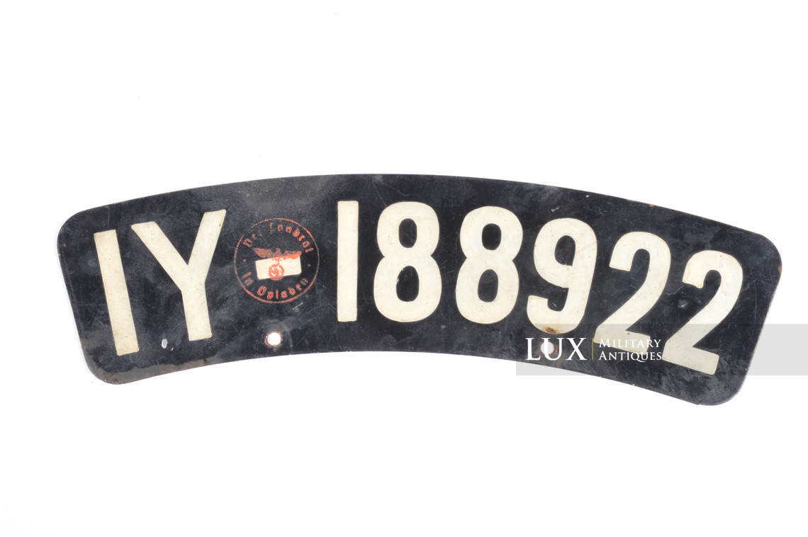 Set de plaques d’immatriculation précoce d’une moto allemande - photo 8