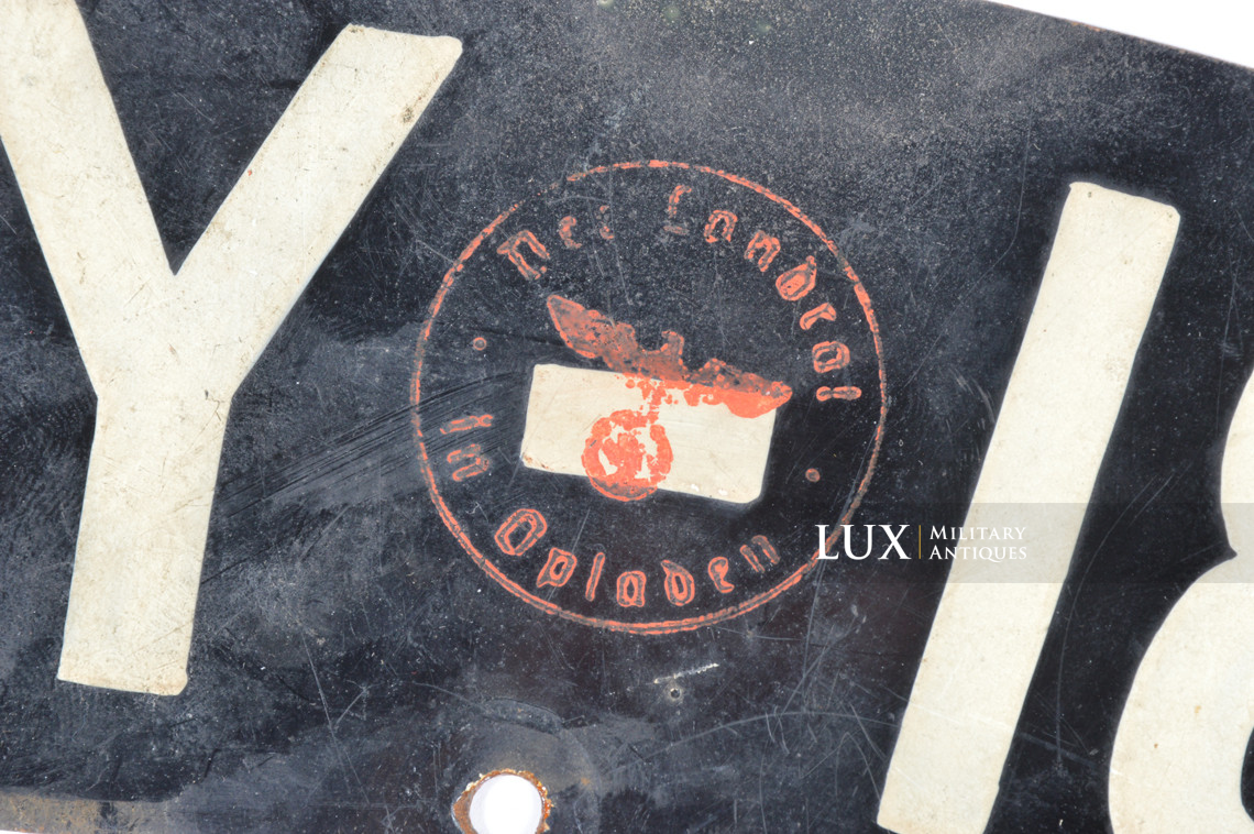 Set de plaques d’immatriculation précoce d’une moto allemande - photo 9