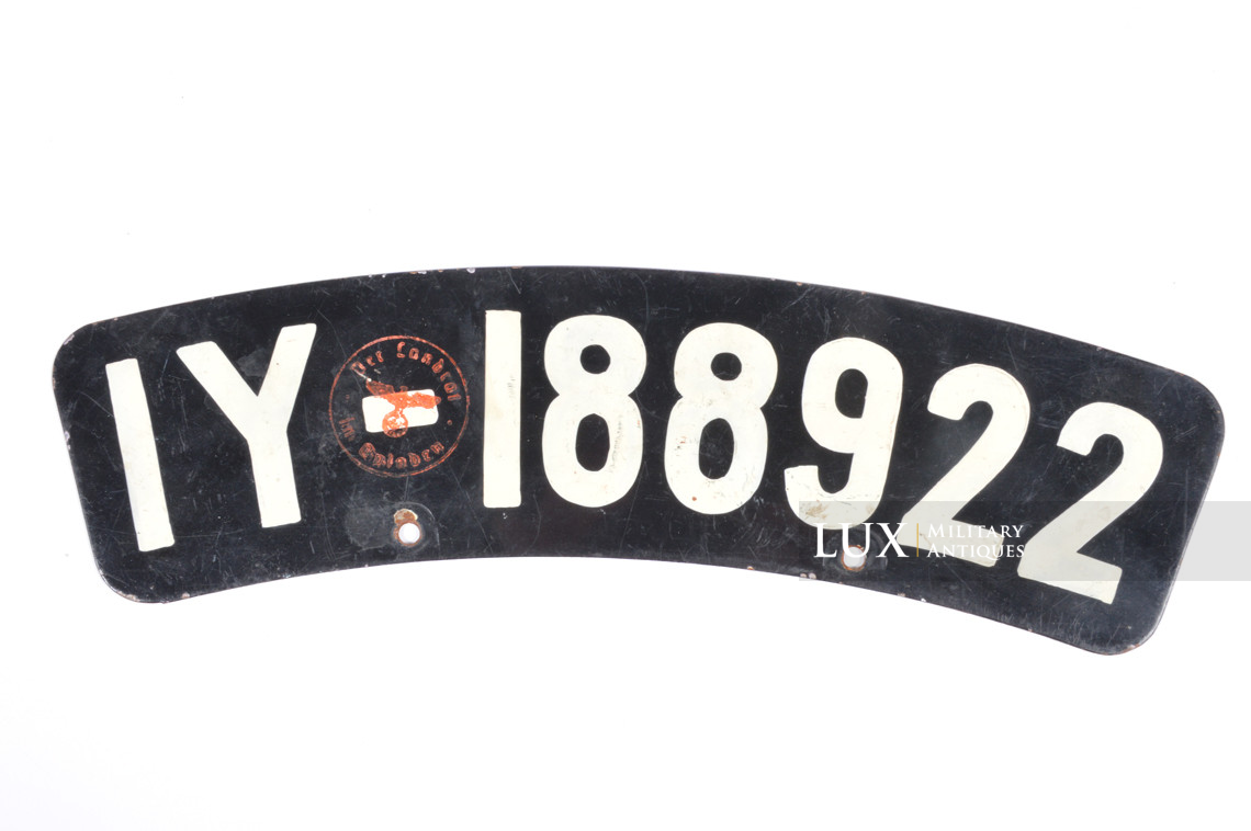 Set de plaques d’immatriculation précoce d’une moto allemande - photo 11