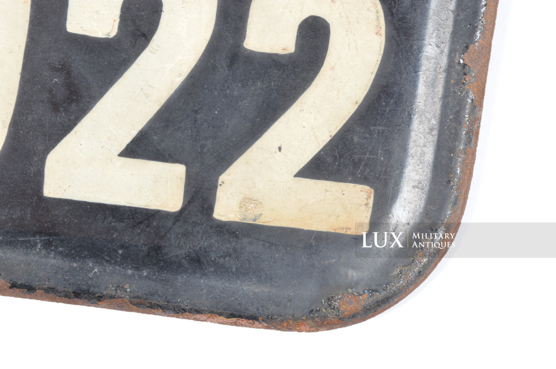 Set de plaques d’immatriculation précoce d’une moto allemande - photo 19