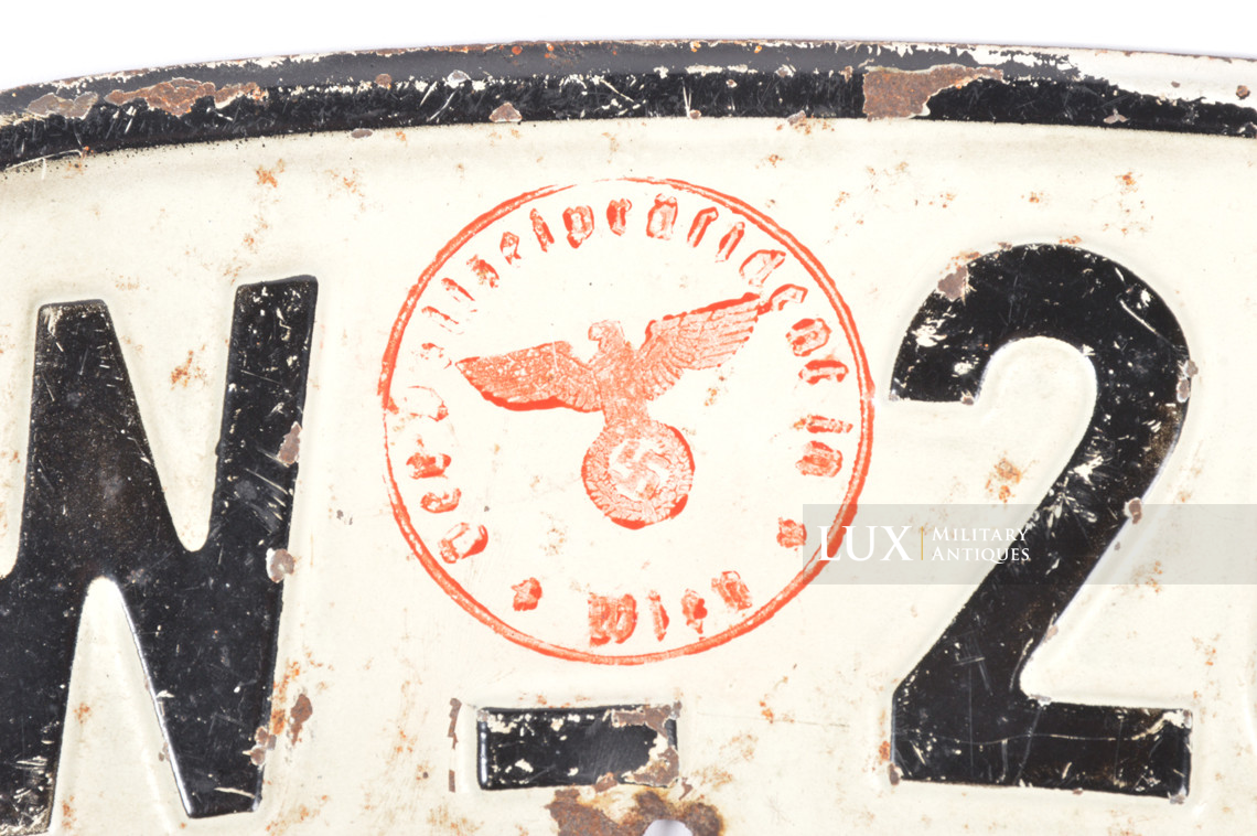 Set de plaques d’immatriculation d’une moto allemande - photo 9