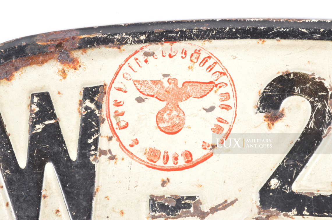 Set de plaques d’immatriculation d’une moto allemande - photo 14