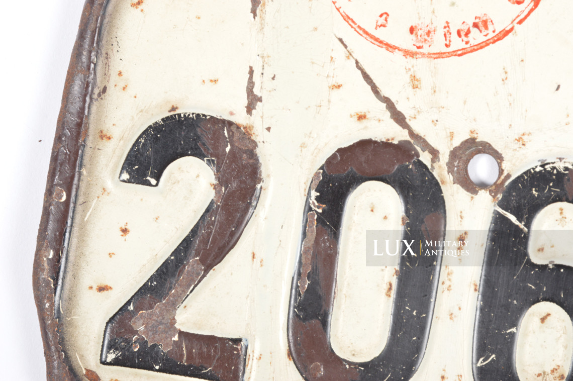 Set de plaques d’immatriculation d’une moto allemande - photo 23