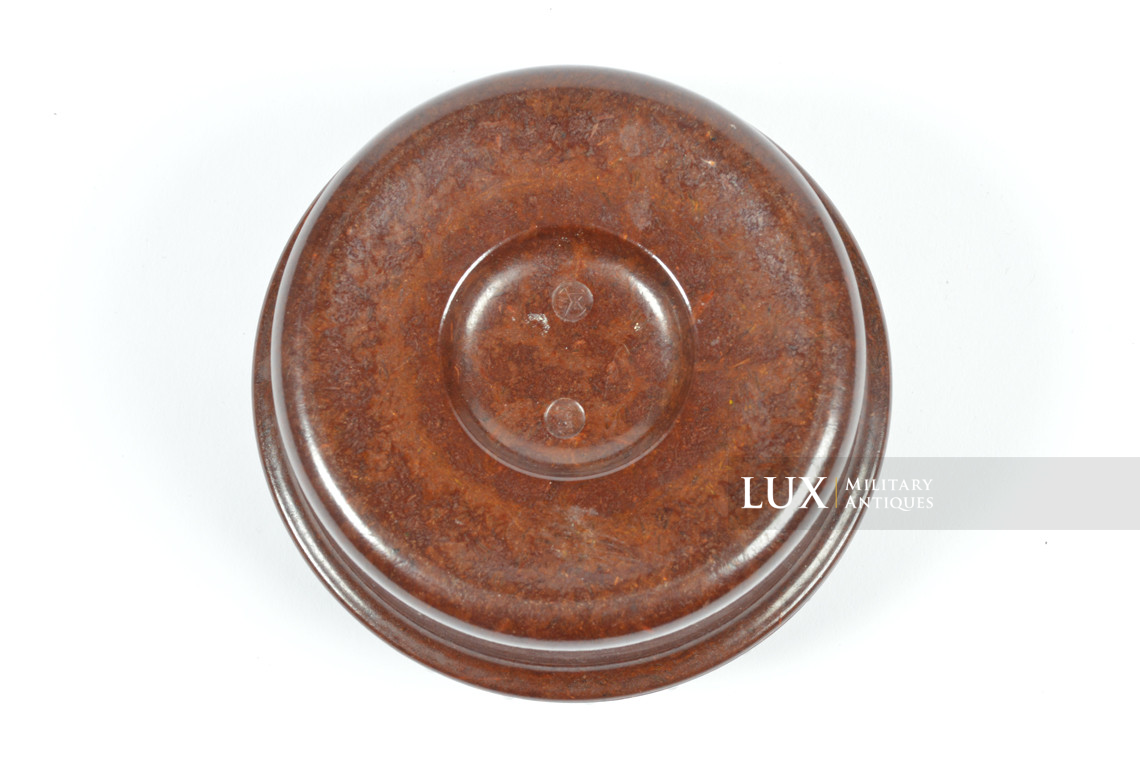 German brown bakelite butterdish - photo 10