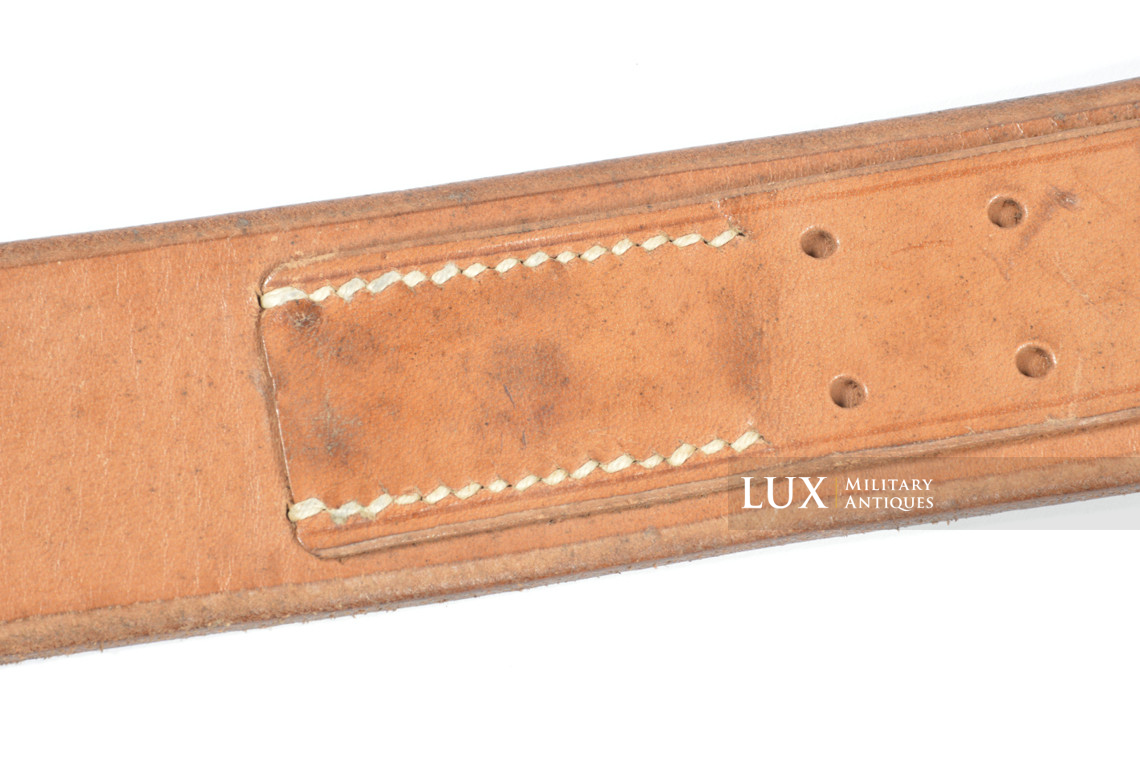 Cuir de ceinturon allemand précoce en cuir brun, « 1938 » - photo 13