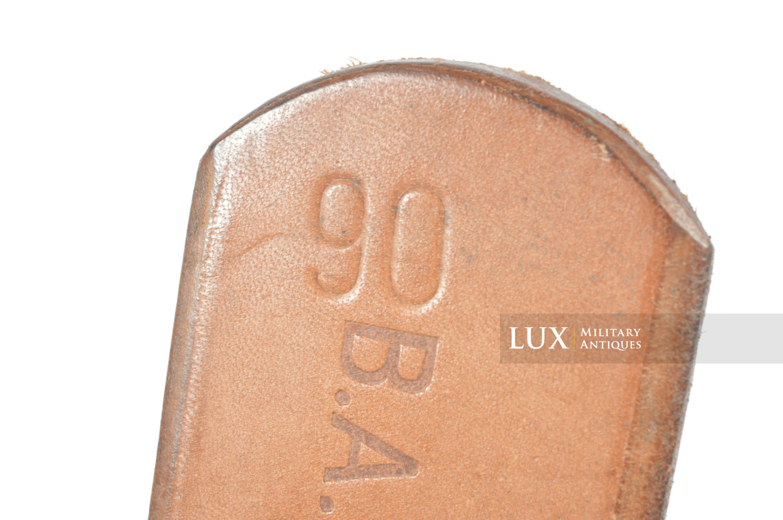 Cuir de ceinturon allemand précoce en cuir brun, « 1938 » - photo 14