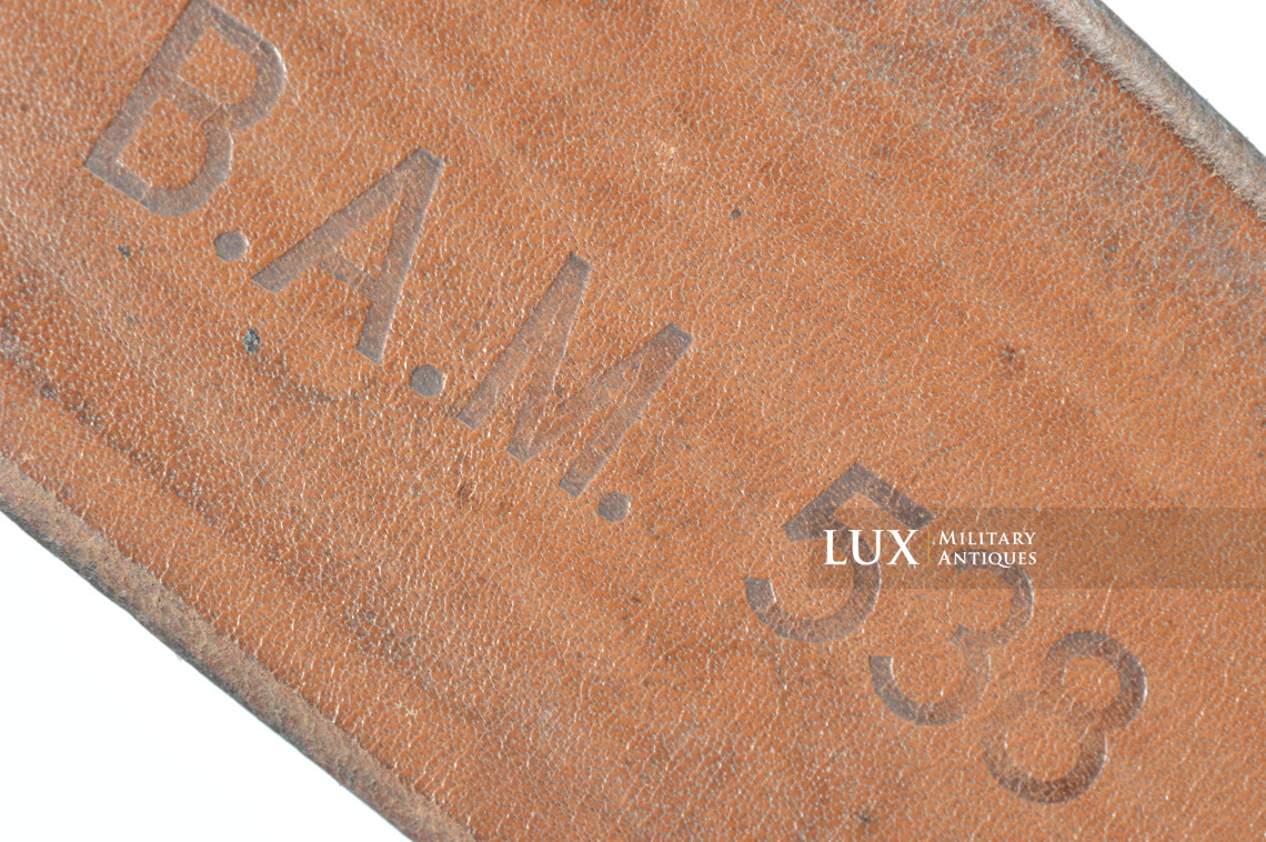 Cuir de ceinturon allemand précoce, « 1938 » - photo 14