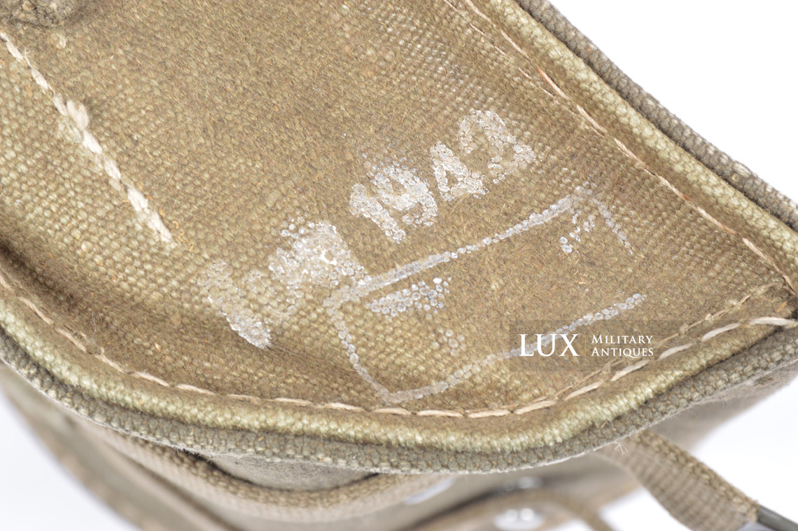 German tropical flare gun ammo pouch in bicolor web, « fuq 1942 » - photo 12