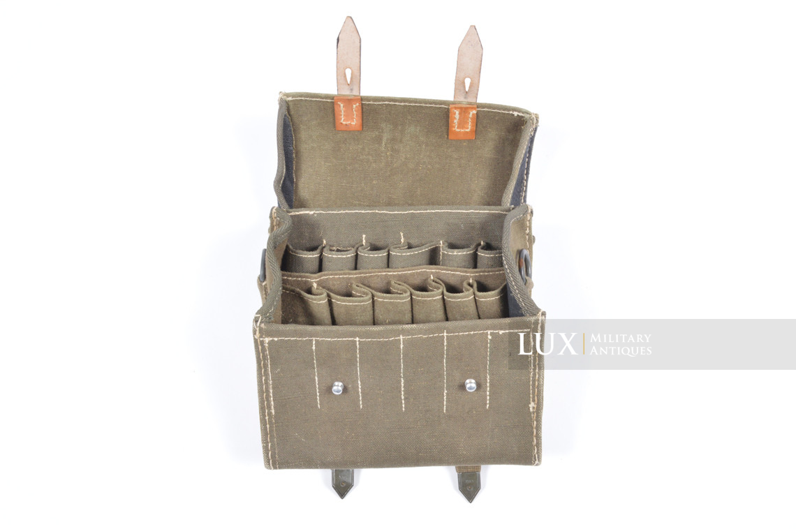 German tropical flare gun ammo pouch in bicolor web, « fuq 1942 » - photo 17