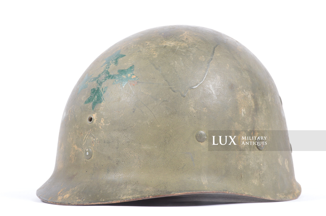USM1 4th Infantry Division officier helmet liner, « YVI » - photo 8