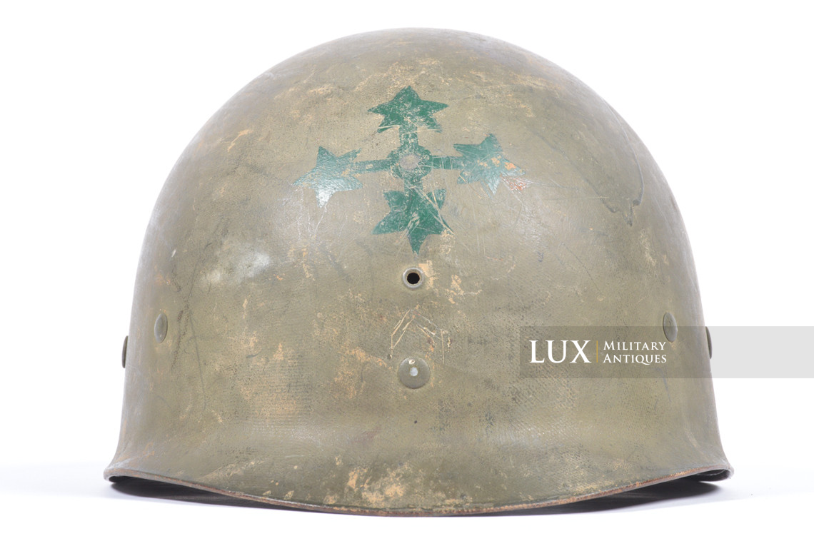 USM1 4th Infantry Division officier helmet liner, « YVI » - photo 9