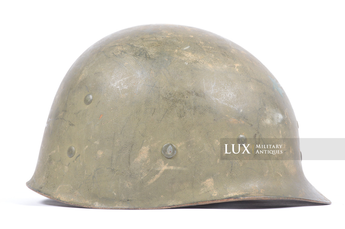 USM1 4th Infantry Division officier helmet liner, « YVI » - photo 11
